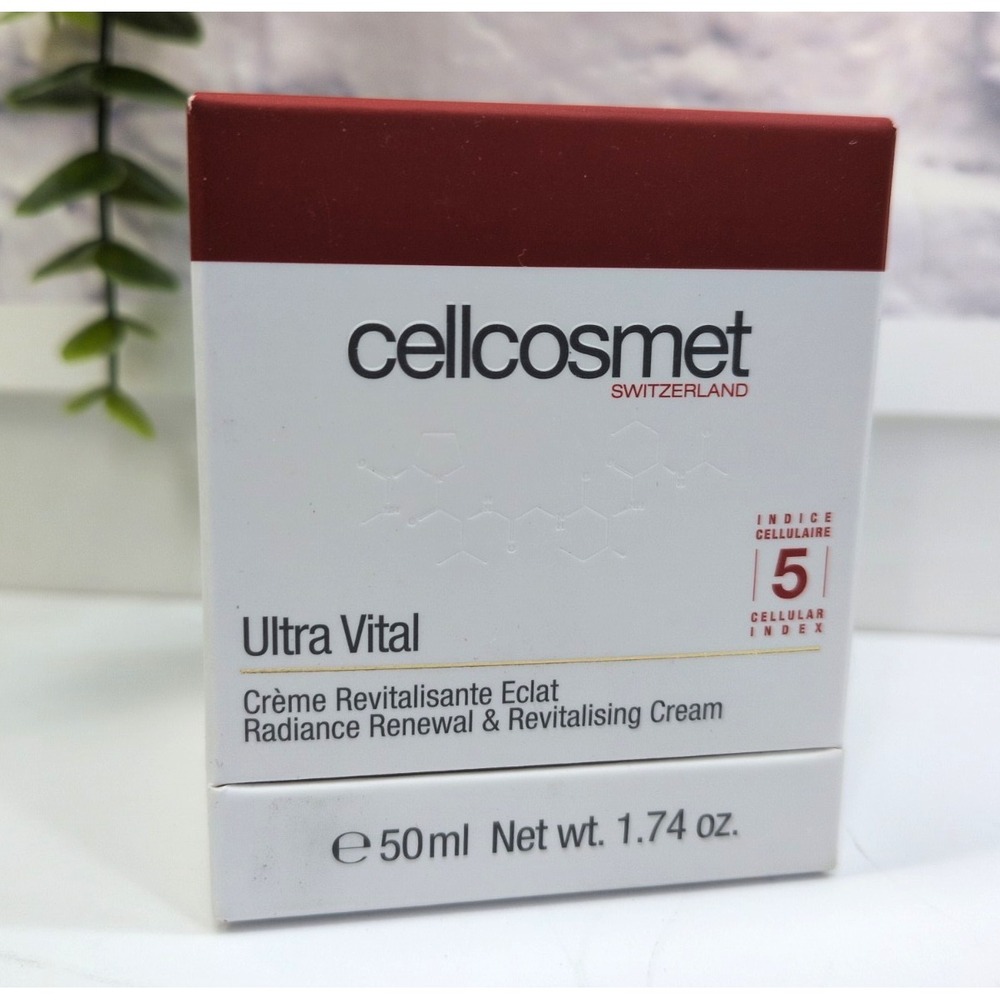 AUTHENTIC SEALED🌿Cellcosmet Ultra Vital Radiance Renewal Cream 5- 1.74oz/50ml